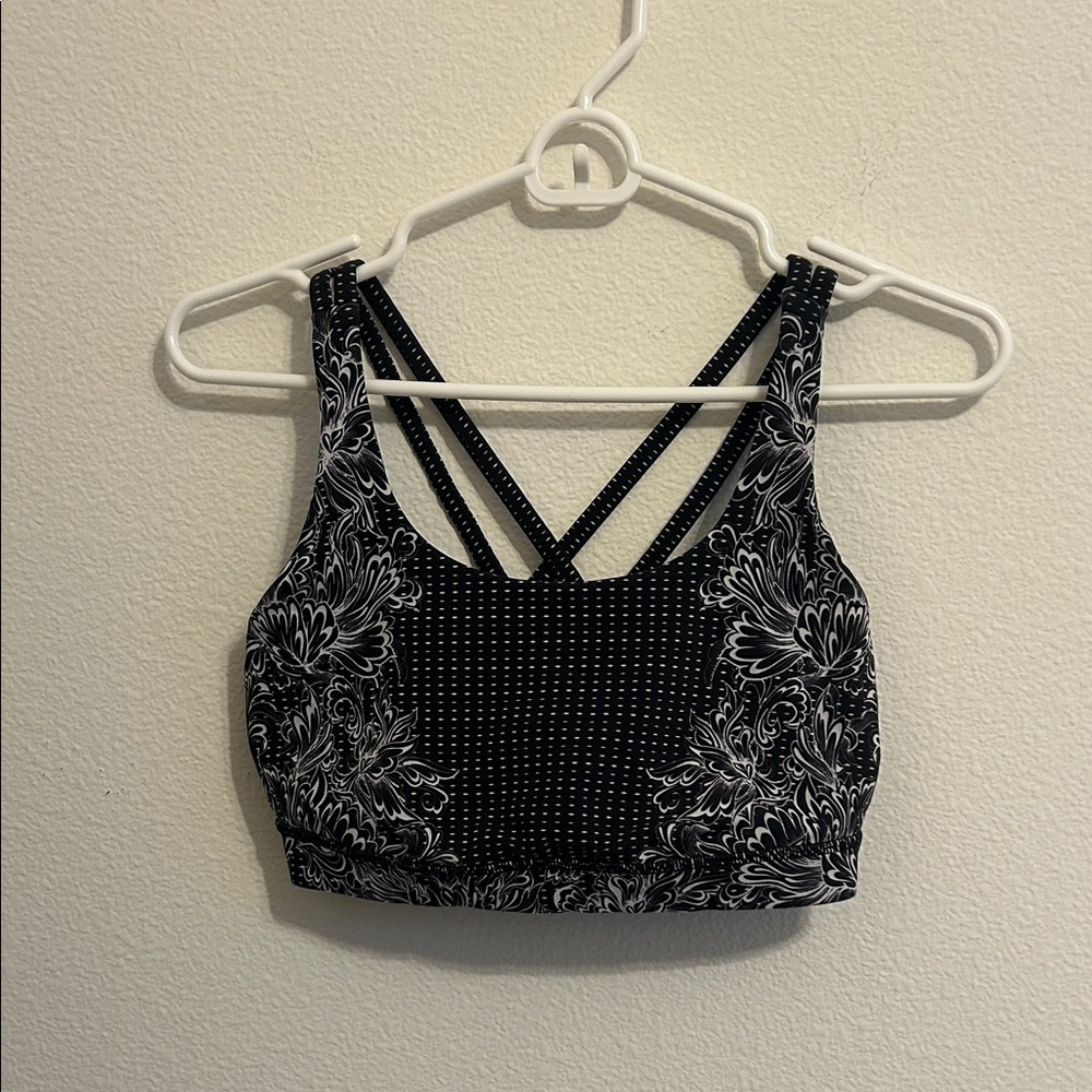 Lululemon Black & White Sports Bra